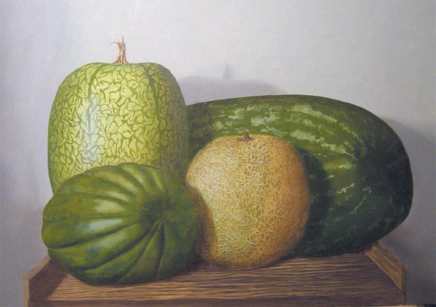 sandias,alcayota y melon Oil Canvas