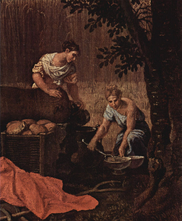 Secuencia de pinturas "Las cuatro estaciones", escena