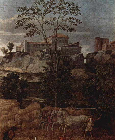 Sequence of paintings "The Four Seasons", scene 