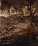 Landscape with Pyramos and Thisbe, Detail