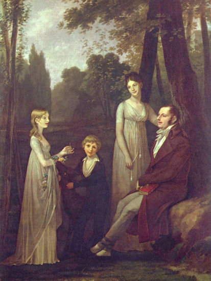 Porträt des Rutger Jan Schimmelpenninck und seiner Familie 