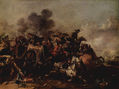 Cavalry Attack on a Wagon