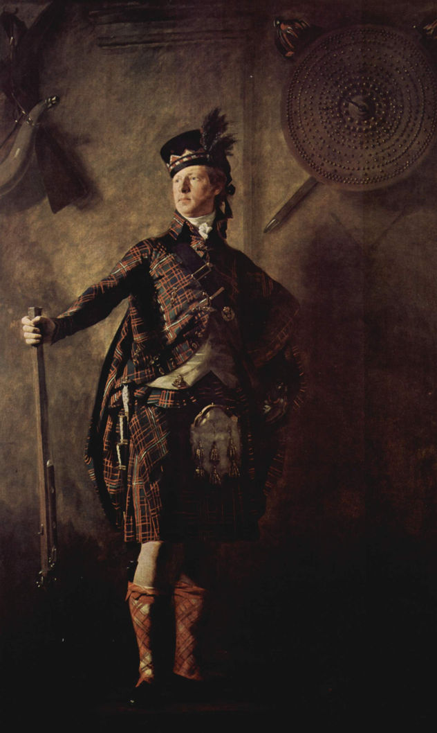 Porträt des Colonel Alastair Macdonell of Glengarry