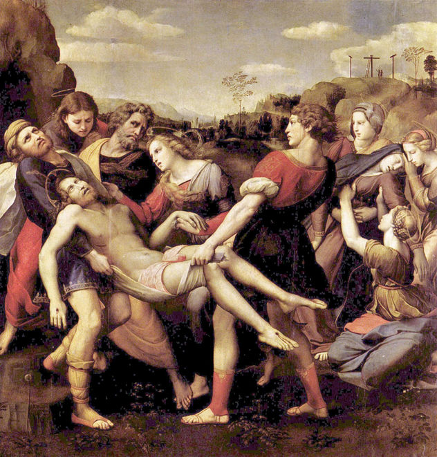 Altar de Baglioni, tabla principal, escena