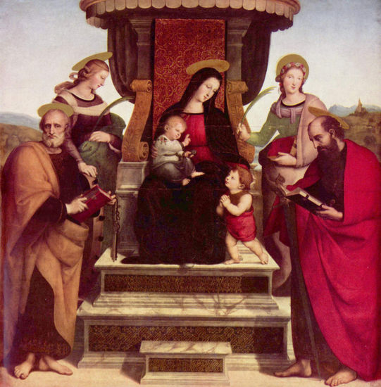 Colonna Altarpiece, main panel, scene 