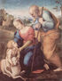 The Sacred Family with a Lamb