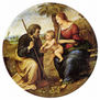 The Holy Family under a Palm Tree, tondo