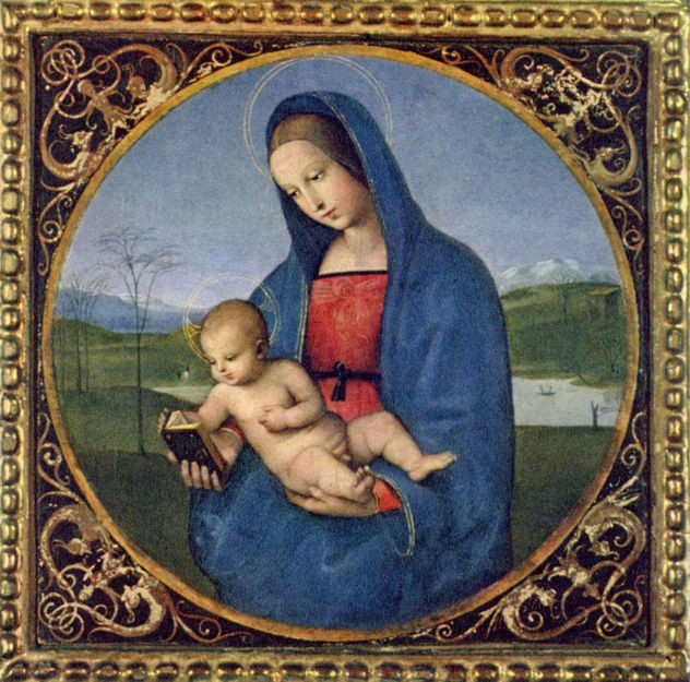 Madonna Conestabile, scene