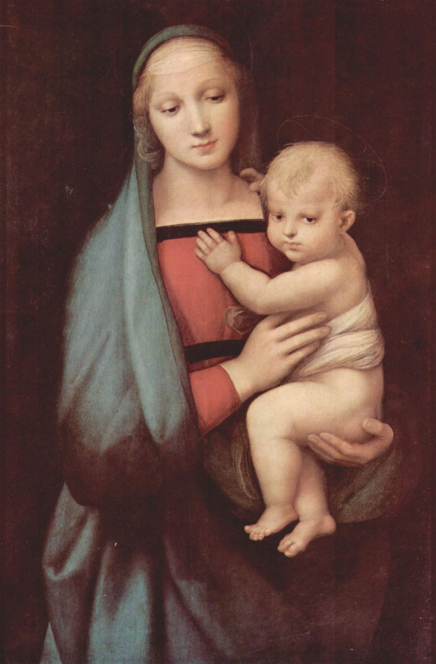 Madonna of the Grand Duke, Scene