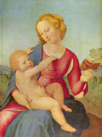 Madonna de casa Colonna, escena 