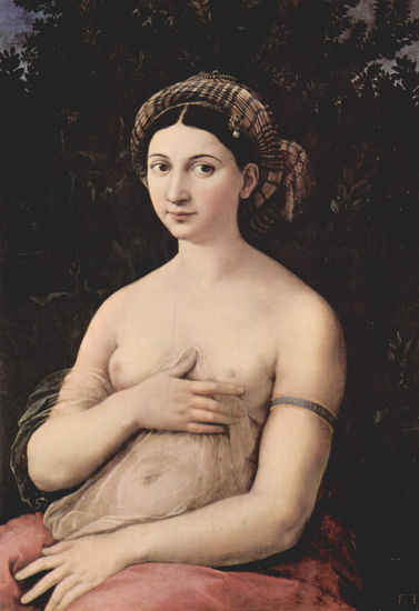 Portrait of a Young Woman (La Fornarina or Margherita Luti, lover of Raphael) 