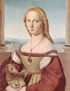 Retrato de una joven con unicornio