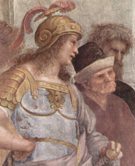 Stanza della Segnatura en el Vaticano para Julio II, fresco mural 