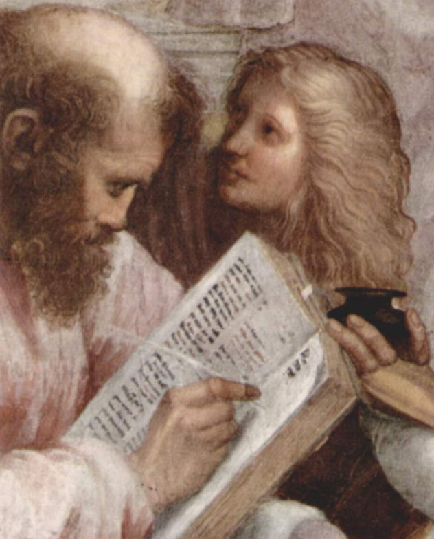 Stanza della Segnatura en el Vaticano para Julio II, fresco mural