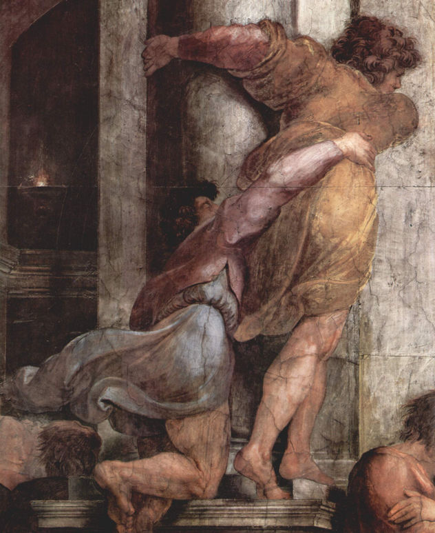 Stanza di Eliodoro en el Vaticano para Julio II, fresco mural, escena
