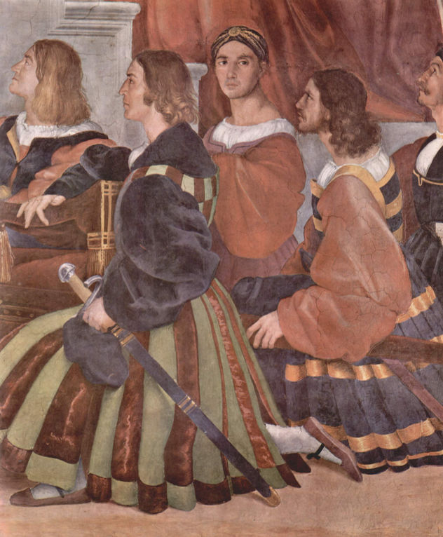 Stanza di Eliodoro en el Vaticano para Julio II, fresco mural, escena