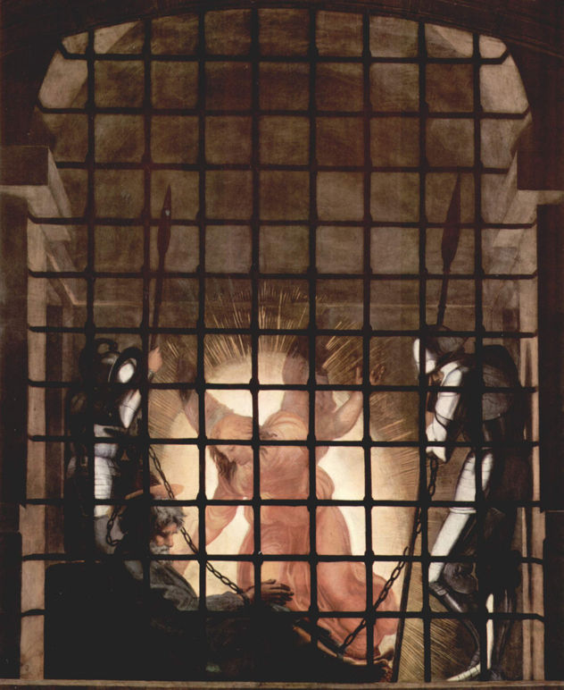 Stanza di Eliodoro en el Vaticano para Julio II, fresco mural, escena