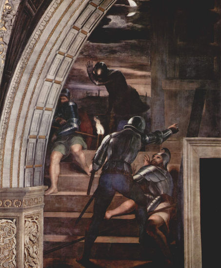 Stanza di Eliodoro en el Vaticano para Julio II, fresco mural, escena 