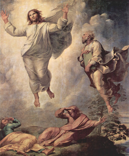 Transfiguración Cristo, detalle 