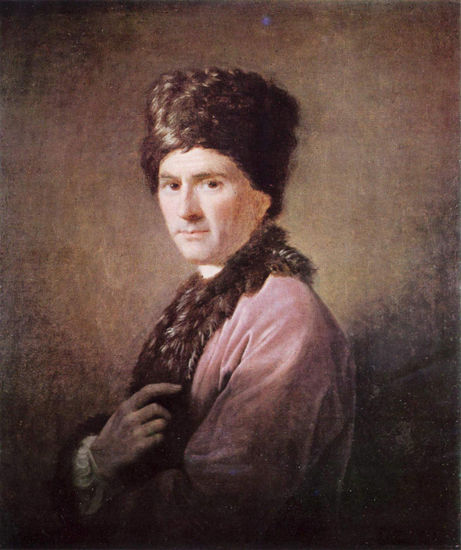 Retrato de Jean-Jacques Rousseau 