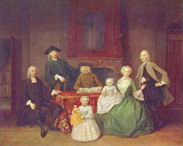 Portrait of Pastor Jan Brak and His Family 