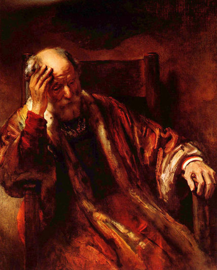 Old Man in Armchair