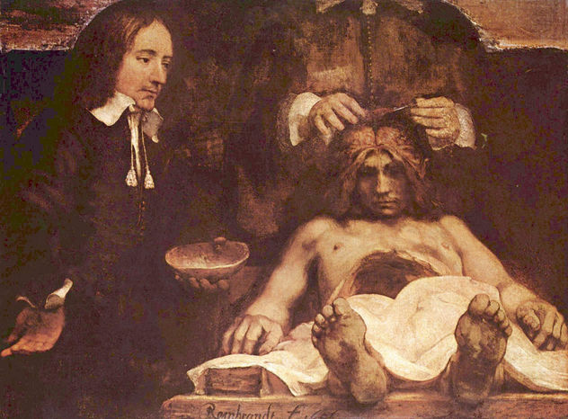Lección de anatomía del Dr. Deyman, fragmento