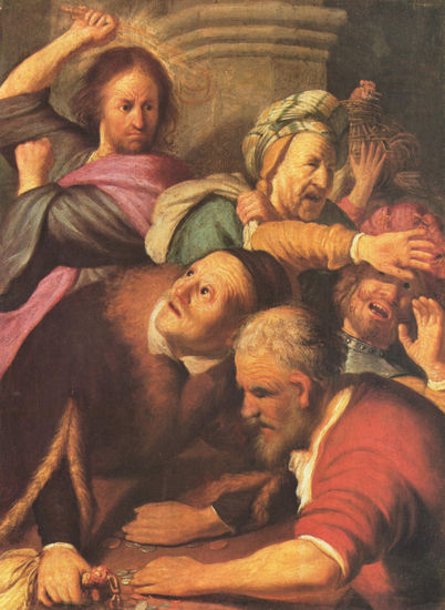 Jesus Expelling the Money Changers from the Temple 