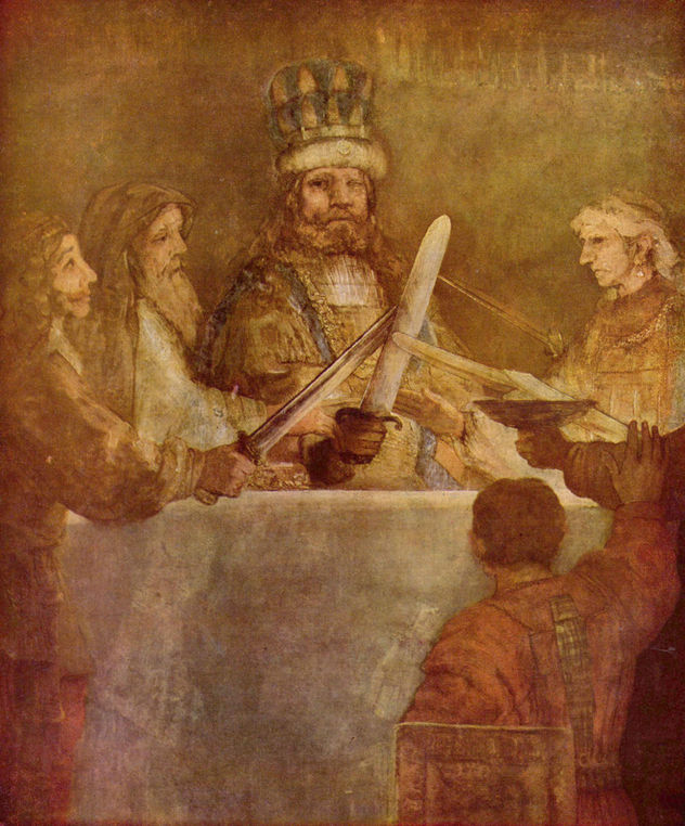 The Conspiracy of the Batavians, detail
