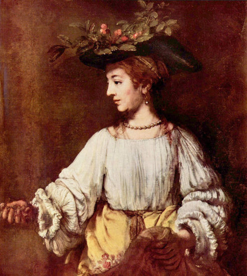 Hendrickje as Flora 