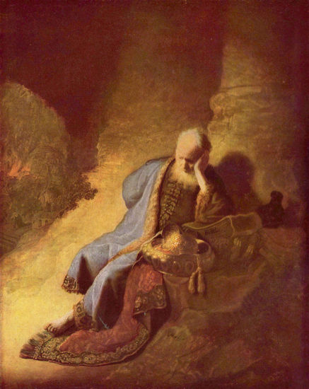 Jeremiah Lamenting the Destruction of Jerusalem 