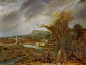 Landscape with Obelisk