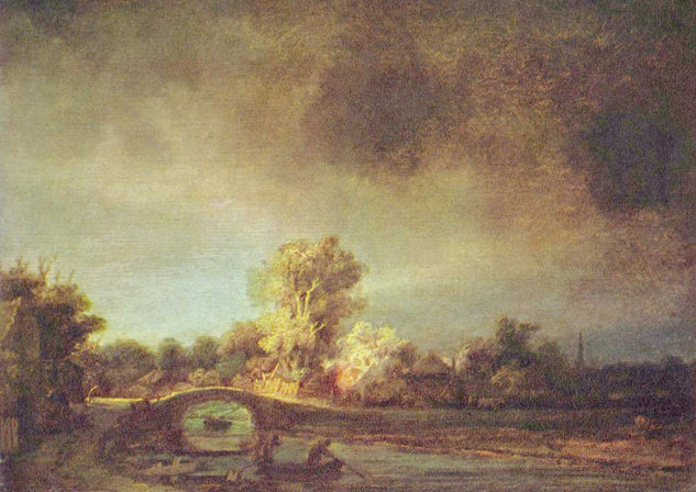 Landscape with Stone Bridge 