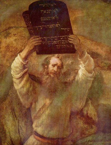 Moses and the Tablets of the Law 