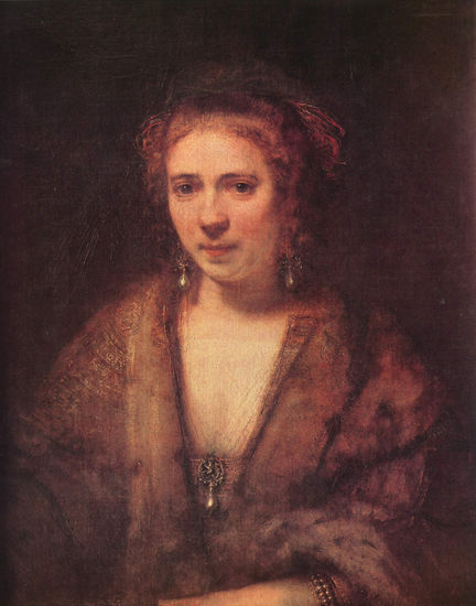 Retrato de Hendrickje Stoffel 