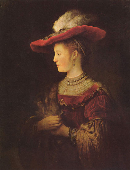 Portrait of Saskia (Saskia as a Young Woman) 