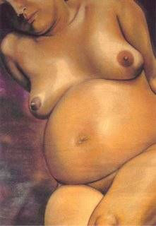 maternidad Pastel Paper Nude Paintings