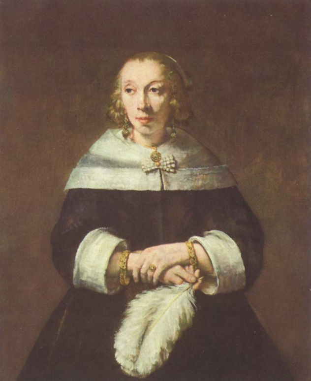 Portrait of a Lady with an Ostrich Feather