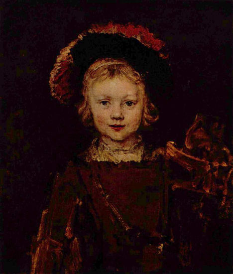 Retrato de un niño (Tito, hijo de Rembrandt?) 