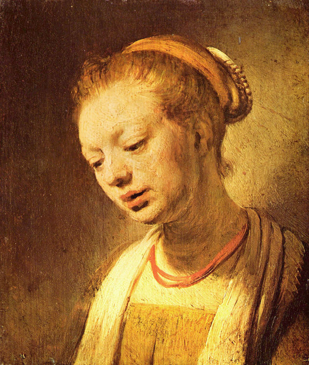 Retrato de una chica joven