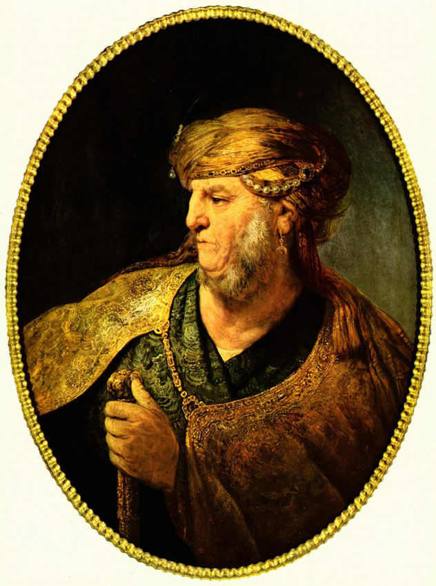 Portrait of a Man in Eastern Suit, Oval