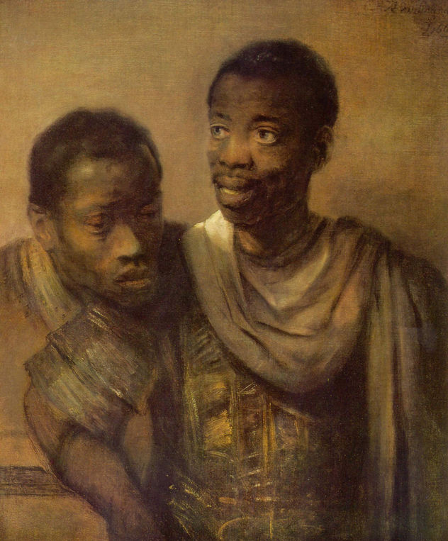 Dos jovenes africanos
