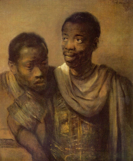 Dos jovenes africanos 