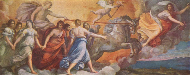 Aurora (Apolo sigue a la adelantada Aurora en su carro)