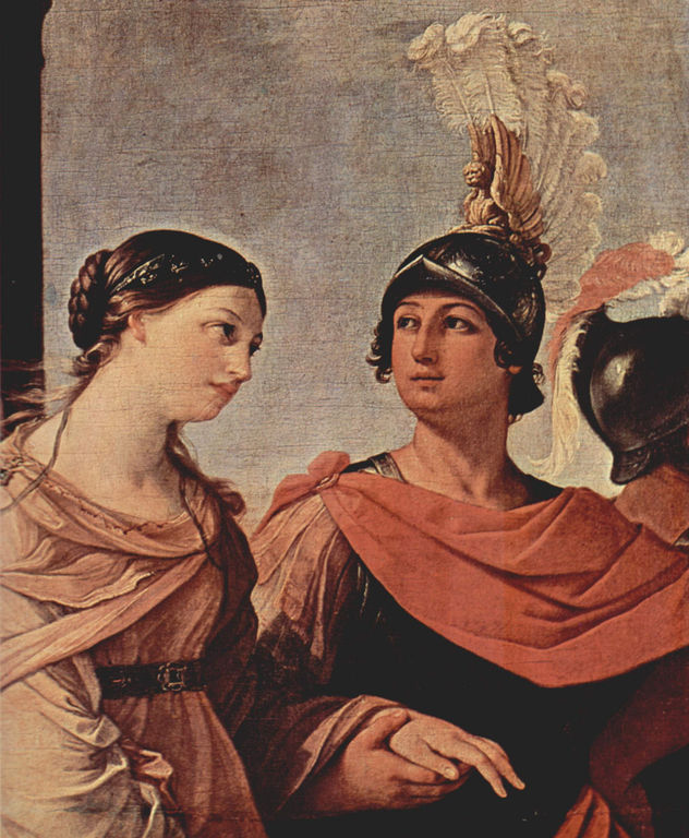 El rapto de Helena, detalle