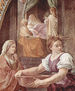 Frescos in the Quirinal Palace, Chapel of the Annunciation, entrance wall, scene