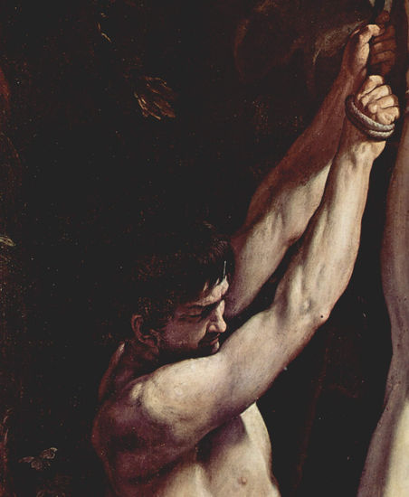 Crucifixion of St. Peter, Detail 