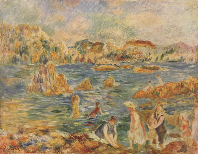 En la playa de Guernesey