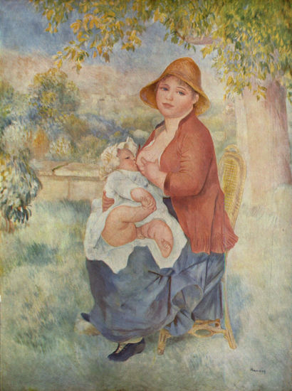 The Child on the Breast (Maternity) 