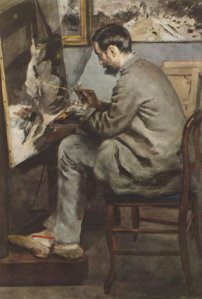 El pintor Bazille...